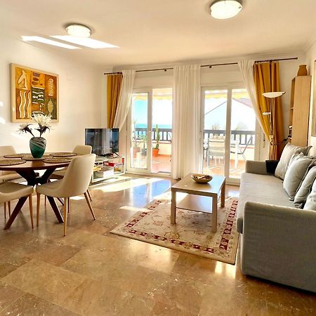 Beachfront Penthouse Apartment With Large Terrace And Breathtaking Sea Views Close To Marbella Spain Ситио-де-Калаонда Экстерьер фото